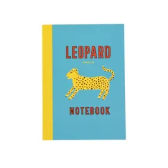 liniertes notizbuch a6 leopard