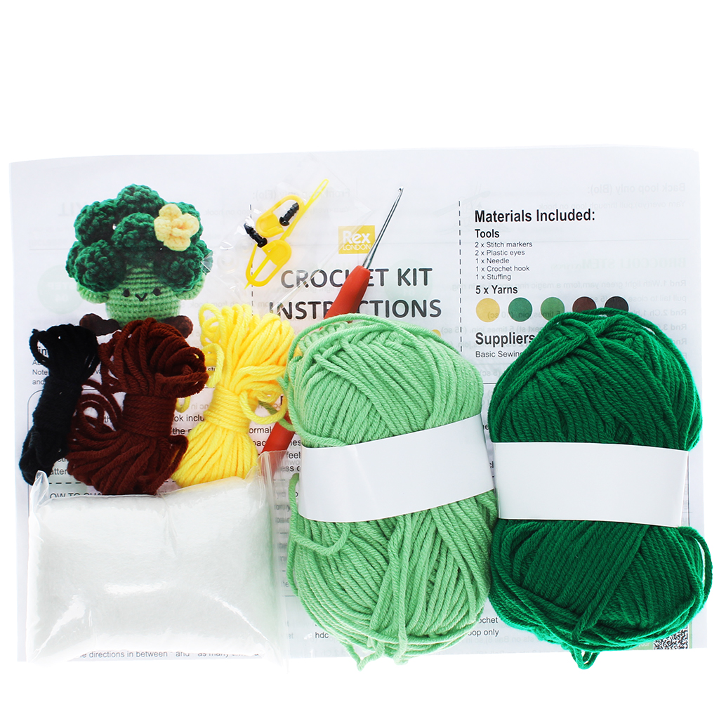 kit crochet - brocoli
