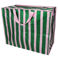 xxl-tasche – rosa/grün gestreift