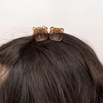mini-haar-klammern (2-er set) - braunbären mini-haar-klammern (2-er set) - braunbären