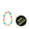 glow in the dark bracelet - hearts