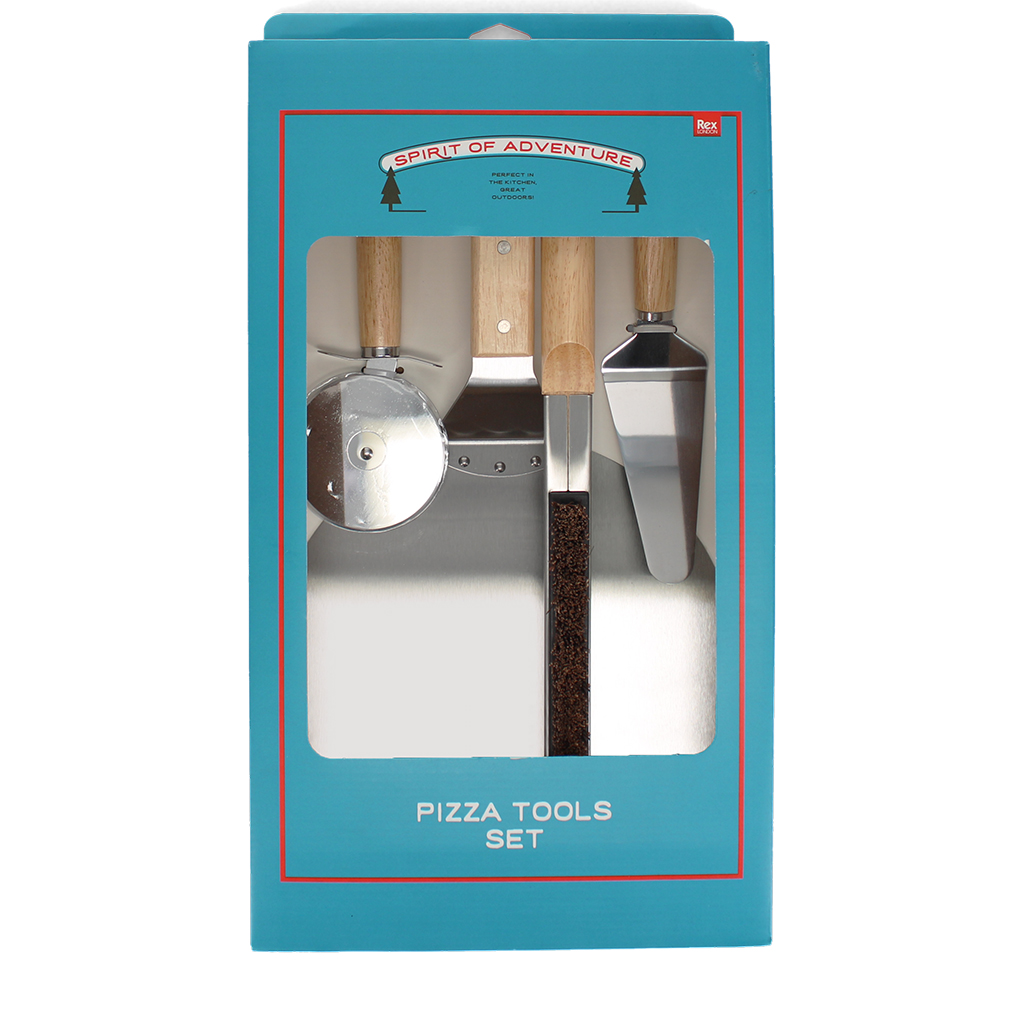 ustensiles à pizza (lot de 4) - spirit of adventure
