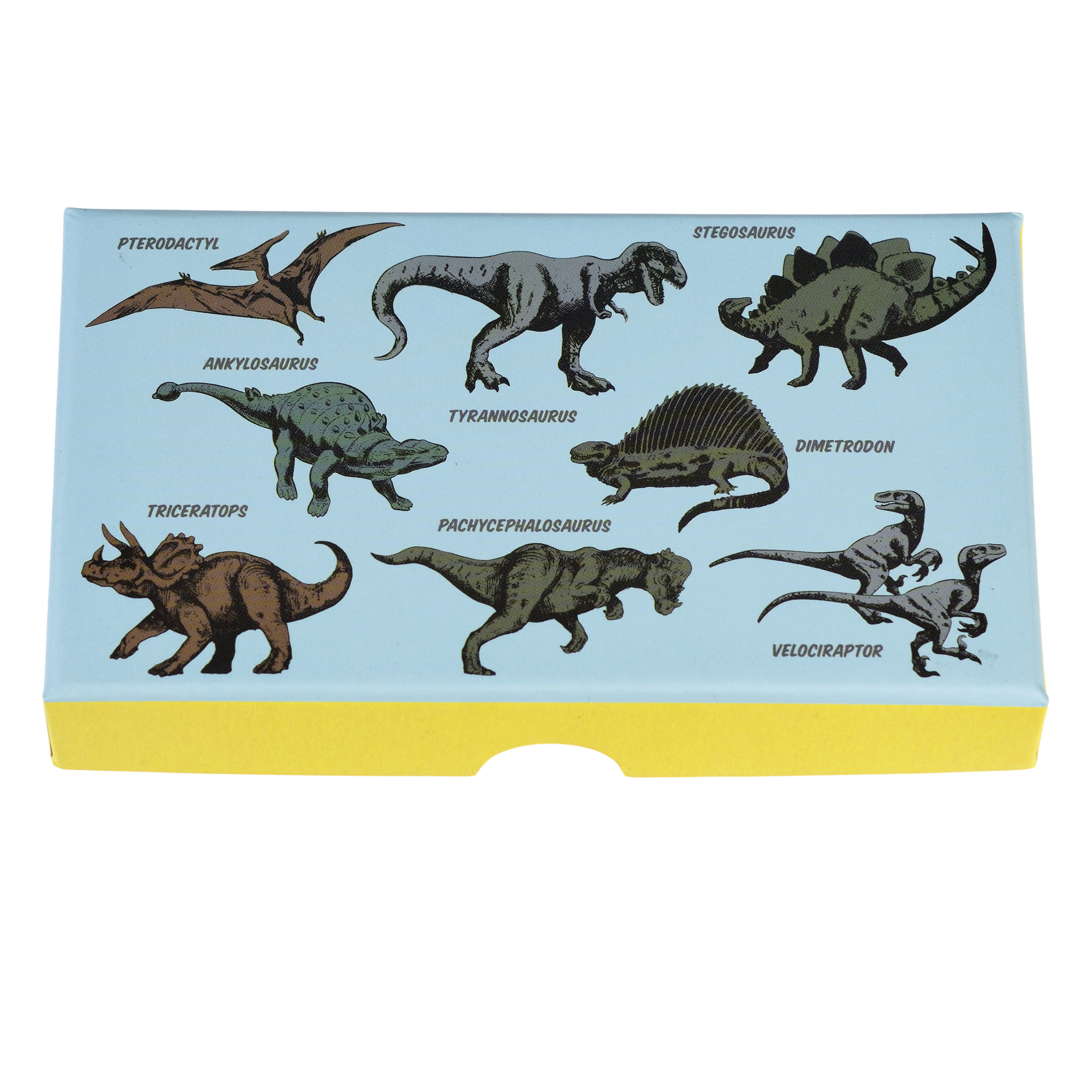 série de mini timbres prehistoric land