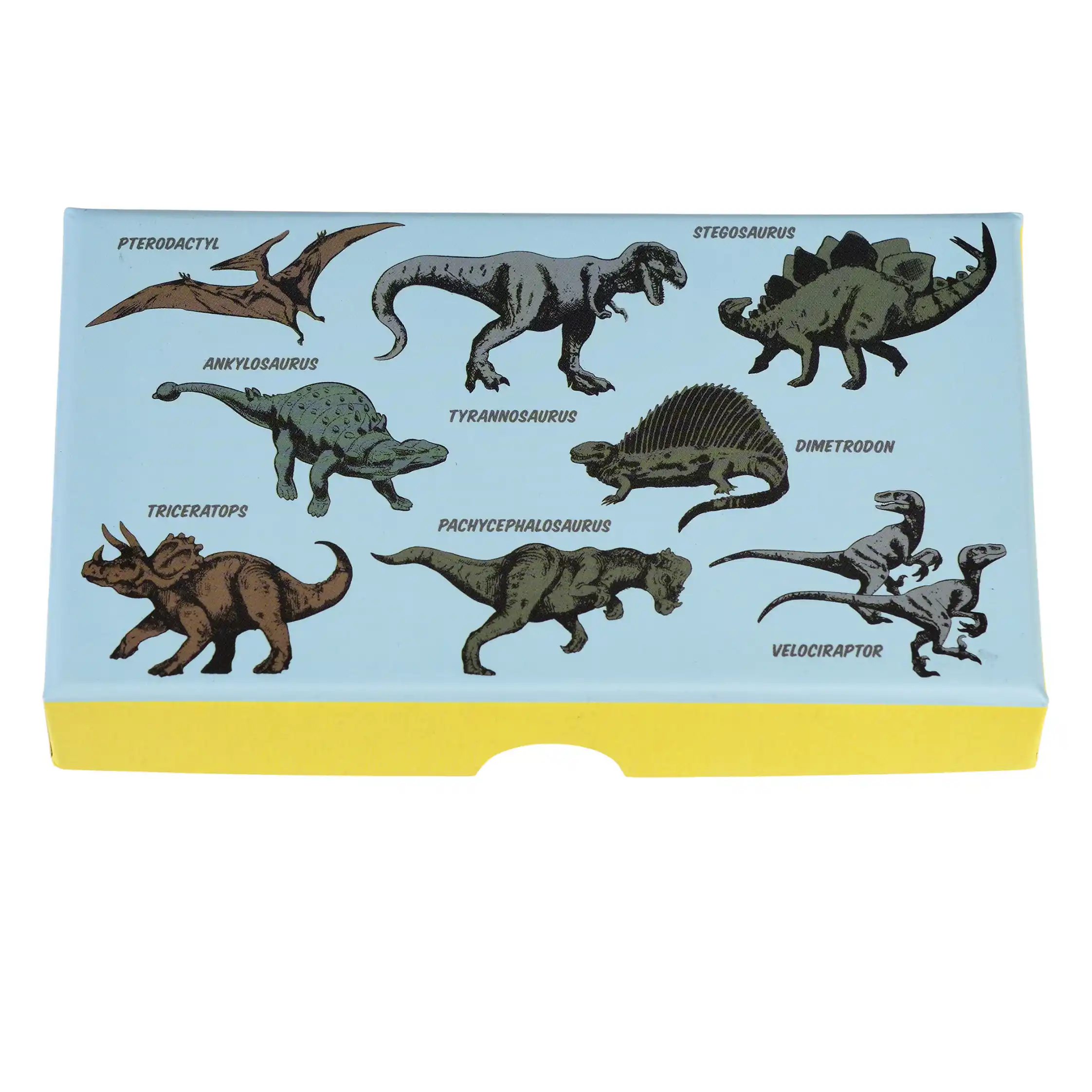set of mini stamps - prehistoric land