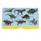 série de mini timbres prehistoric land