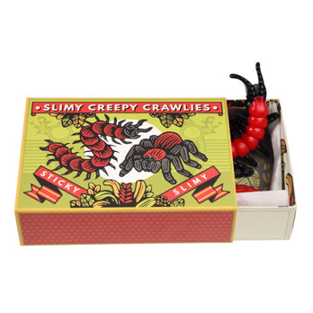 slimy creepy crawlies in a box