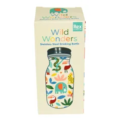 stainless steel bottle 250ml - wild wonders stainless steel bottle 250ml - wild wonders