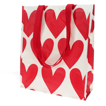 shopping bag - hearts