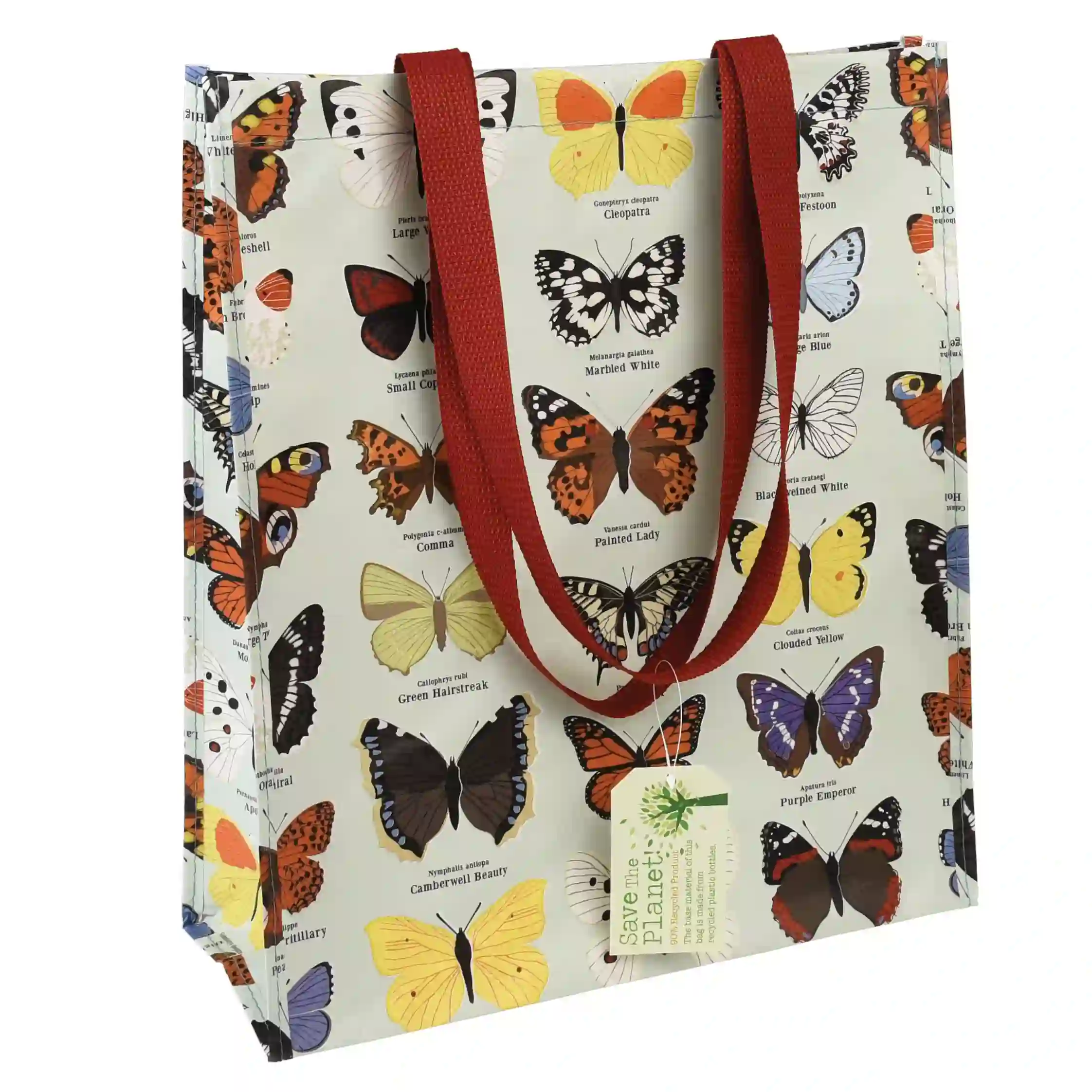 bolso de compras reciclado butterfly
