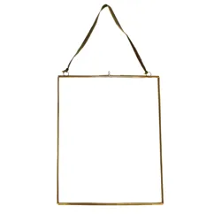 hanging brass frame 25 x 20cm