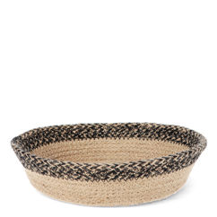 conical jute decorative bowl - natural
