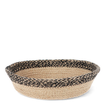 conical jute decorative bowl - natural