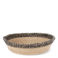 conical jute decorative bowl - natural