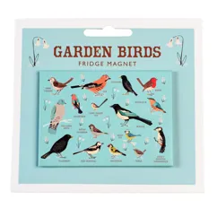 fridge magnet - garden birds