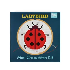 mini cross-stitch kit - ladybird