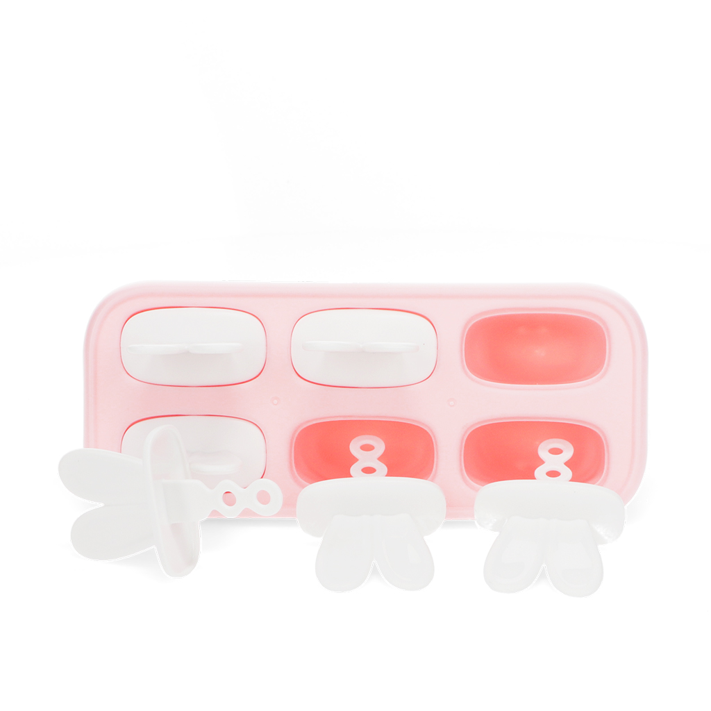 bunny ear ice lolly mould - pink