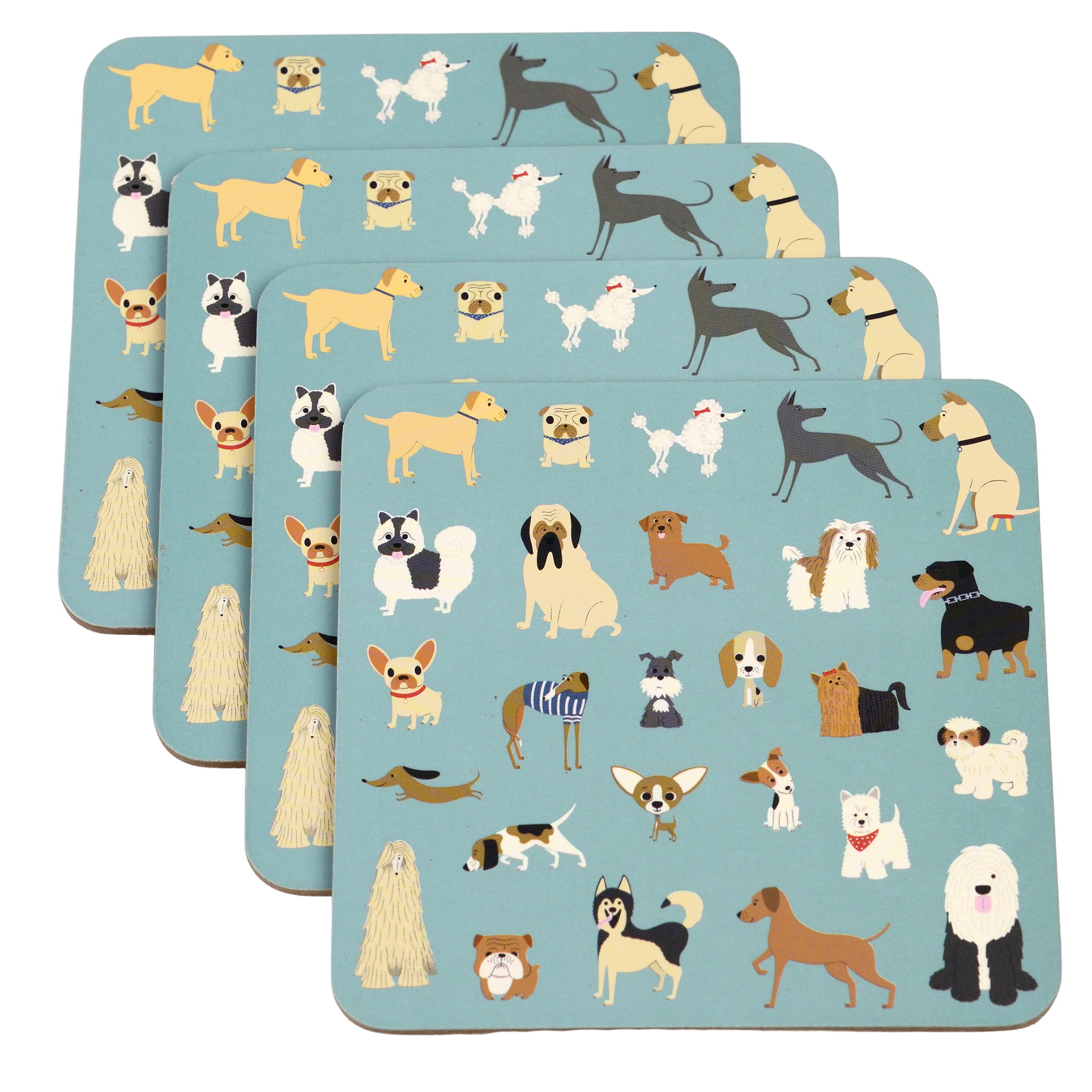 coasters (set of 4) - best in show