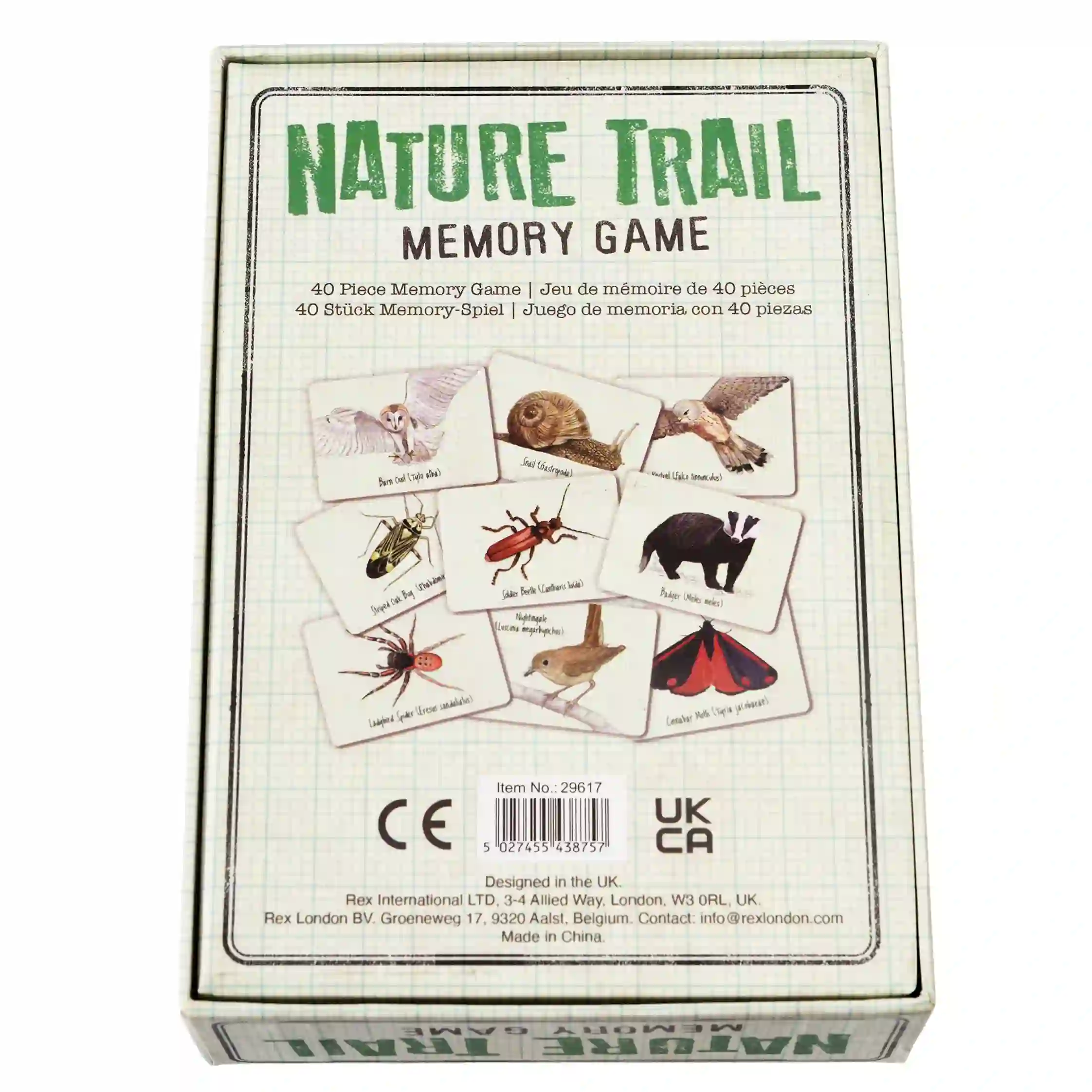 memory spiel nature trail (40-teilig)