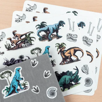 dinosaur stickers - prehistoric land dinosaur stickers - prehistoric land