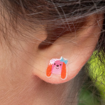 cat stick on earrings (40 pairs)