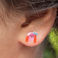 cat stick on earrings (40 pairs)