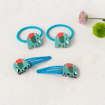 elephant hair tie (set of 2) - wild wonders elephant hair tie (set of 2) - wild wonders