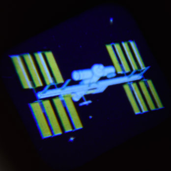 projector torch - space age