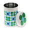 vorratsdose - blue and green daisy