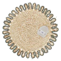 set de table en cosses de maïs - gris set de table en cosses de maïs - gris