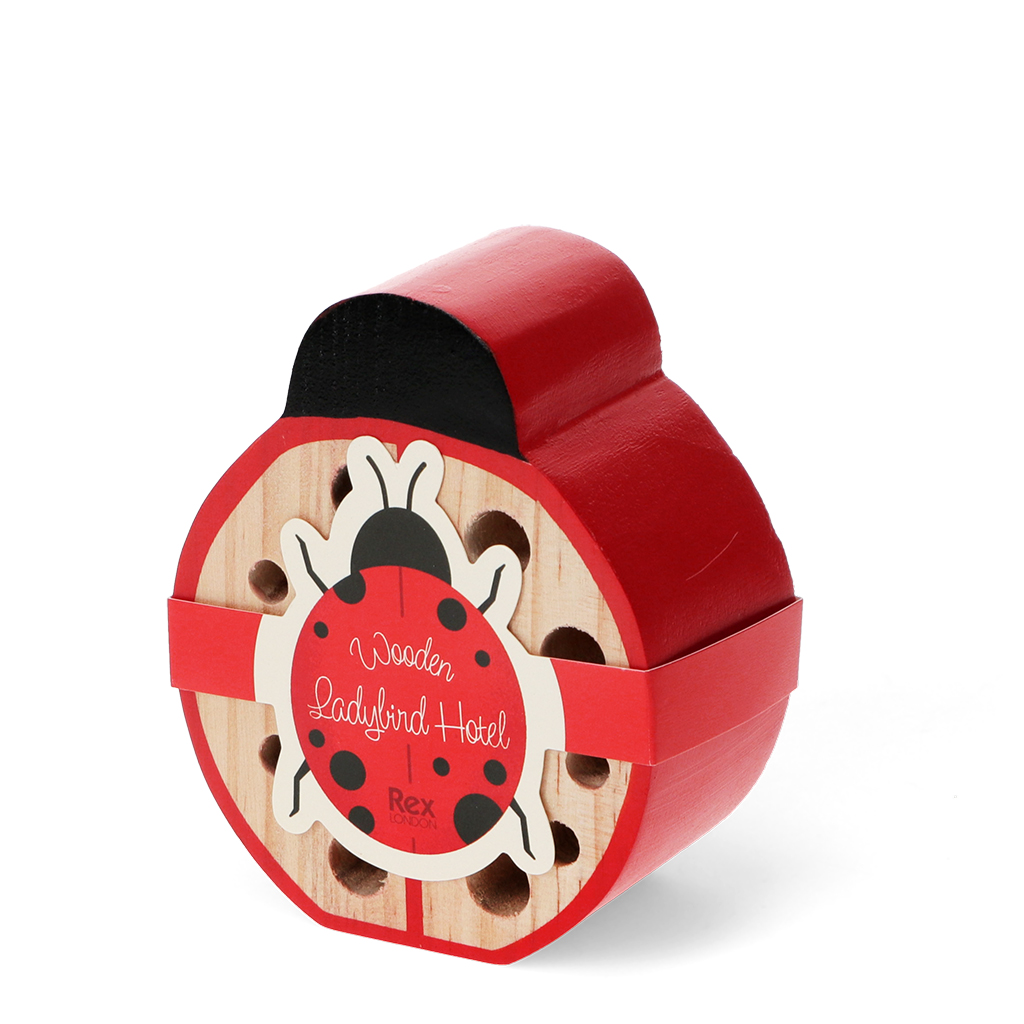 wooden ladybird hotel