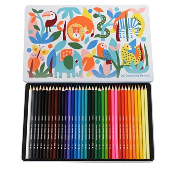 36 crayons de coloriage en boite wild wonders 36 crayons de coloriage en boite wild wonders