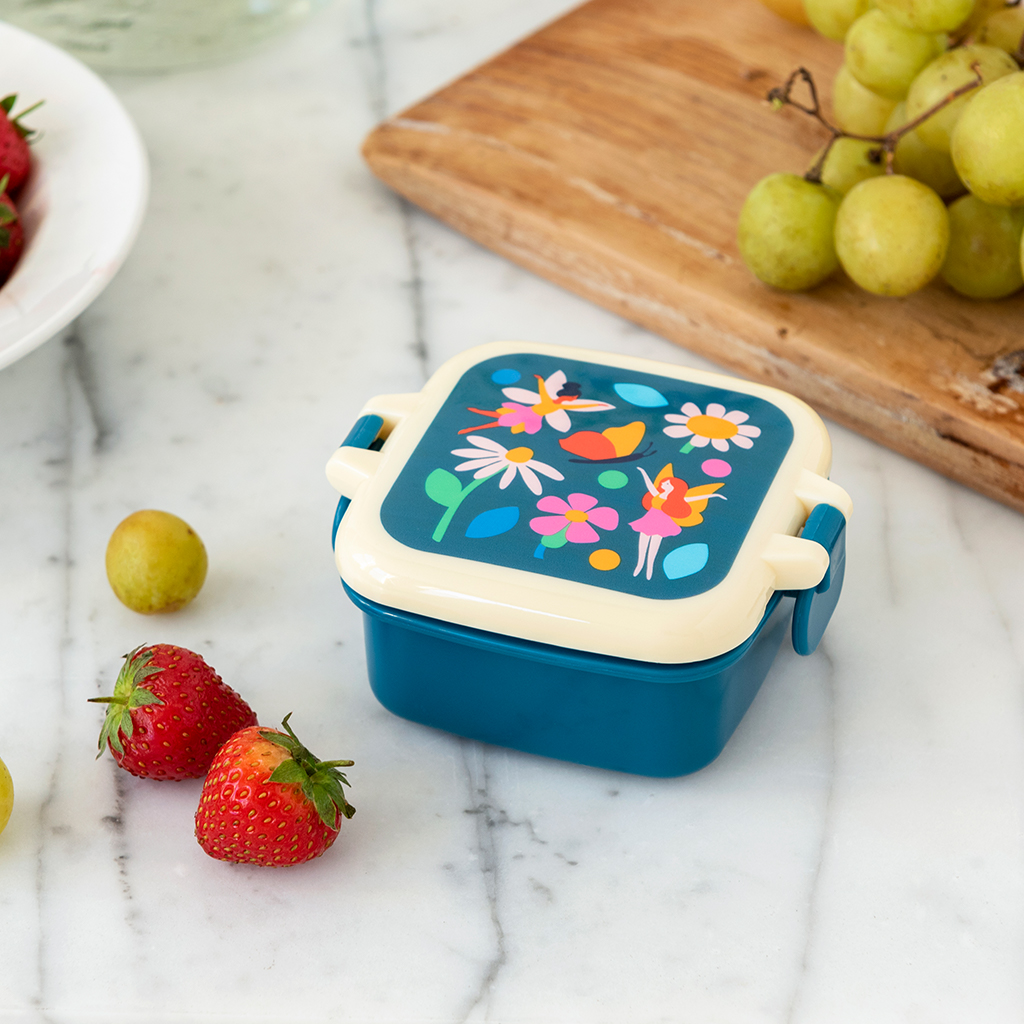 mini snack pot - fairies in the garden