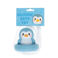 silicone bath toy - blue penguin