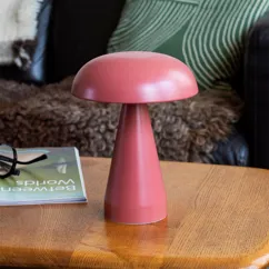 dimmable mushroom touch lamp - peach dimmable mushroom touch lamp - peach