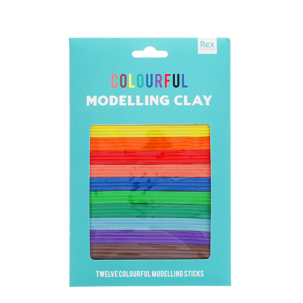 colourful modelling clay