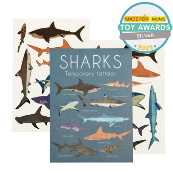 temporary tattoos - shark temporary tattoos - shark