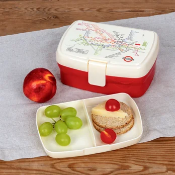 lunch box with tray - tfl heritage tube map lunch box with tray - tfl heritage tube map