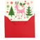miniature advent calendar christmas card - 50s christmas