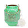 enamel tealight lantern - green