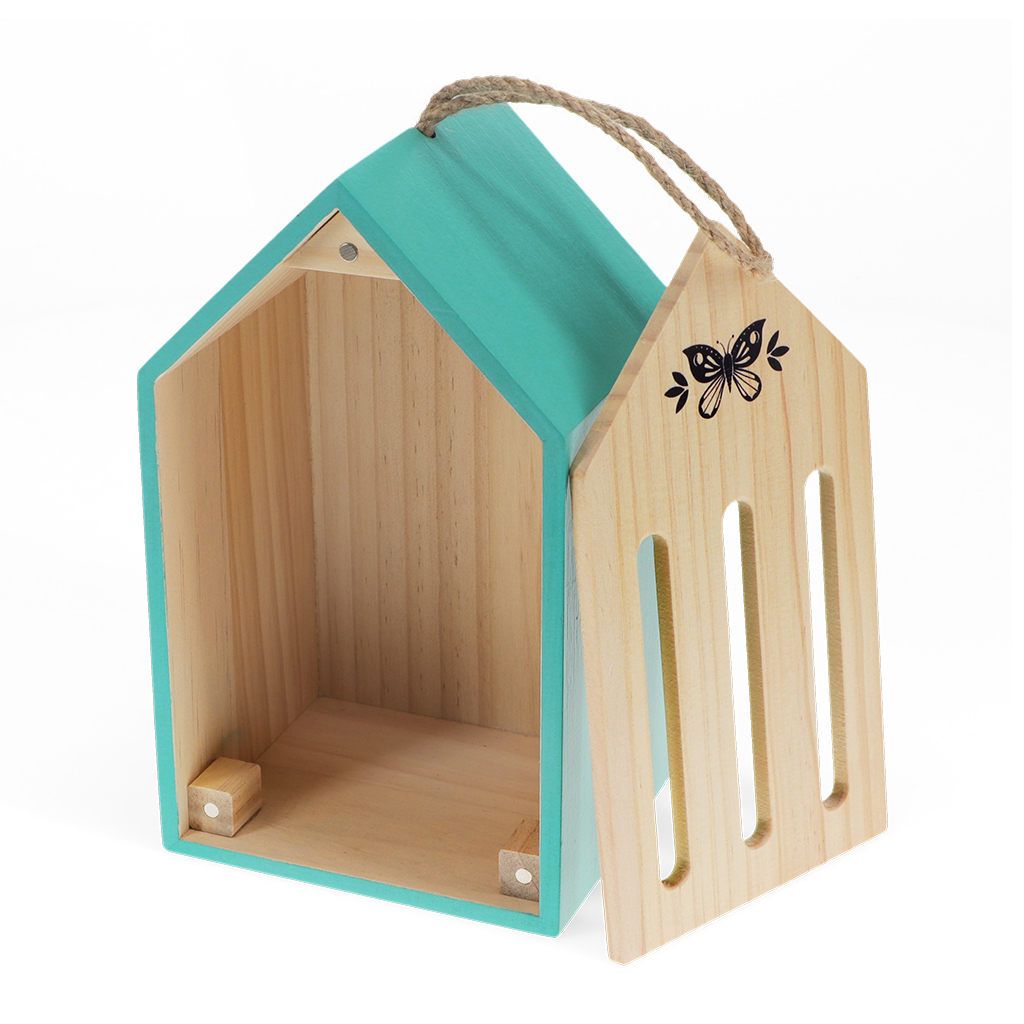 hôtel à insectes en bois - butterfly house