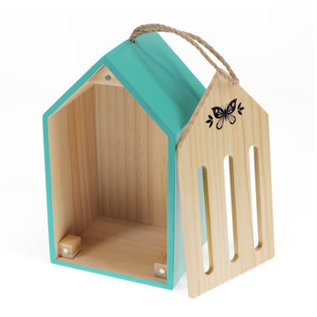 insektenhotel aus holz - schmetterlingshaus