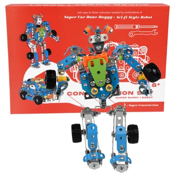 large construction set - robot and dune buggy large construction set - robot and dune buggy