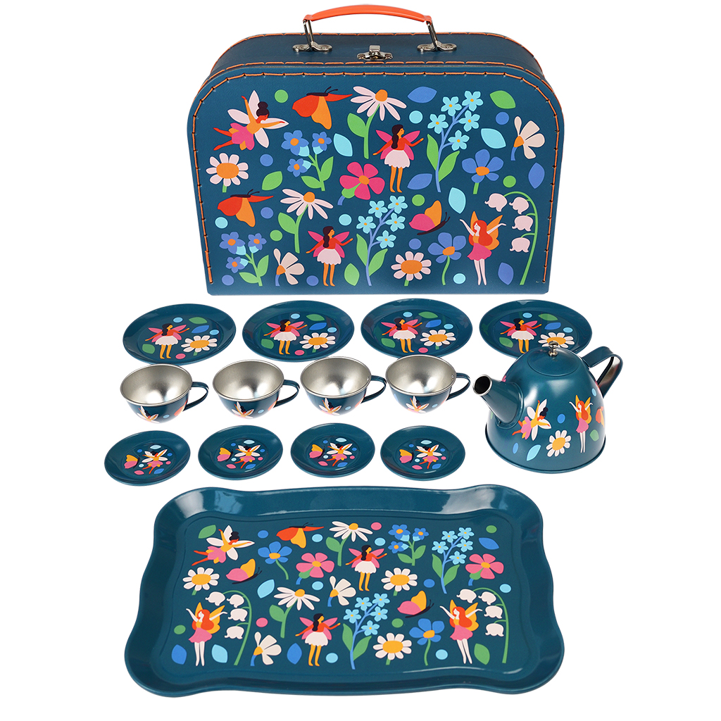 tea party set - fairies in the garden