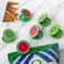 bag clips (set of 6) - kiwi and watermelon