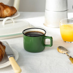 stoneware espresso mug 125ml - green