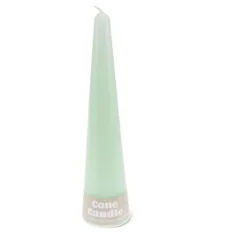 tall cone candle - mint green tall cone candle - mint green