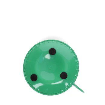 enamel chamberstick candle holder - dark green enamel chamberstick candle holder - dark green