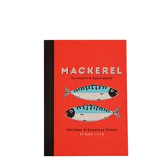 liniertes notizbuch a6 mackerel