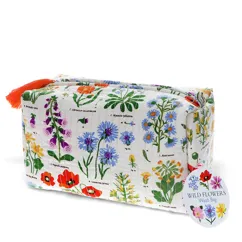quilted wash bag - wild flowers quilted wash bag - wild flowers