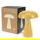 dimmable mushroom touch lamp - mustard yellow